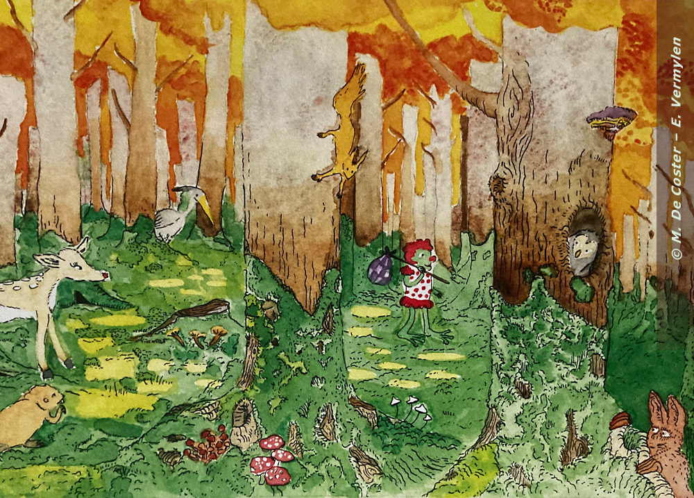 tableau d'une forêt