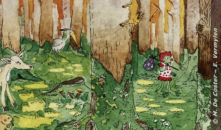 tableau d'une forêt